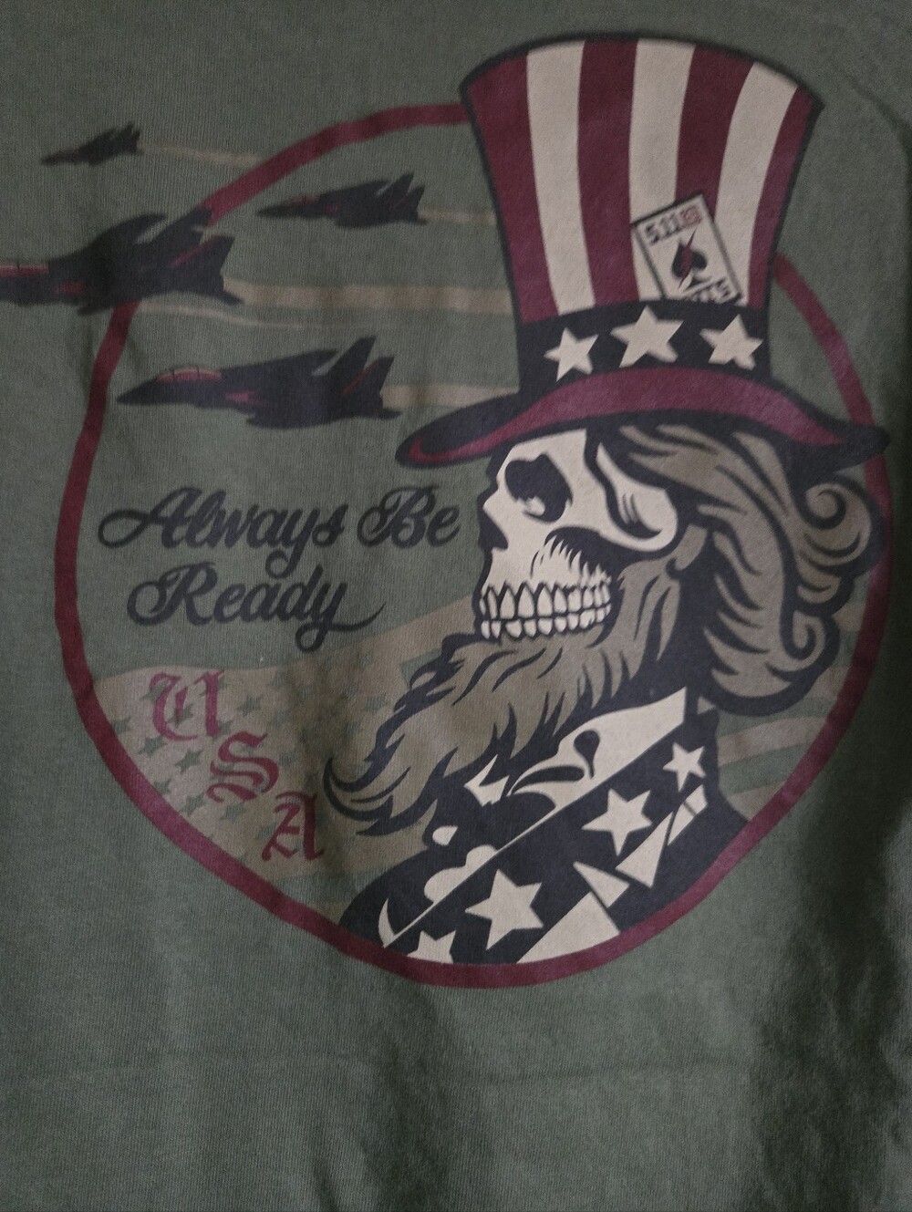 New 5.11 Graphic Shirt USA ALWAYS BE READY